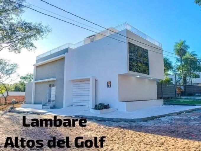 Casa en Venta en Lambaré – Altos del Golf: Exclusividad y Confort en un Entorno Privilegiado.